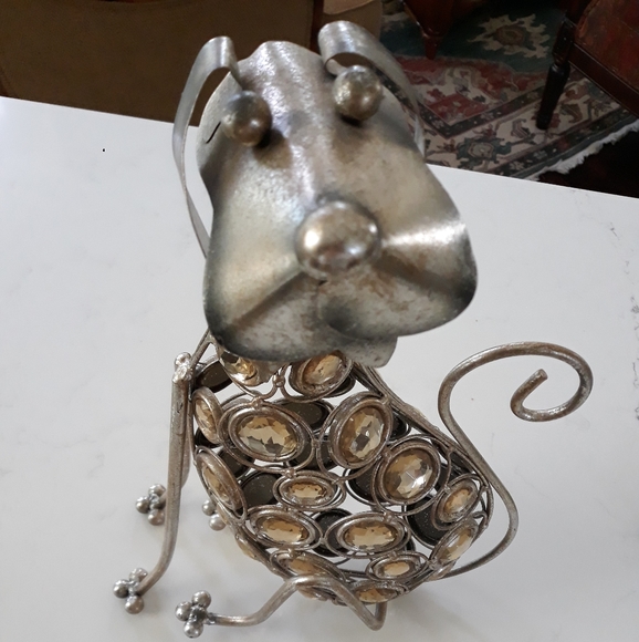 Metal Dog cork Holder, home Decor sculpture - Picture 5 of 8